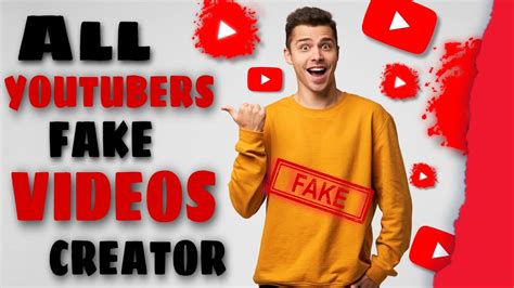 are youtubers fake